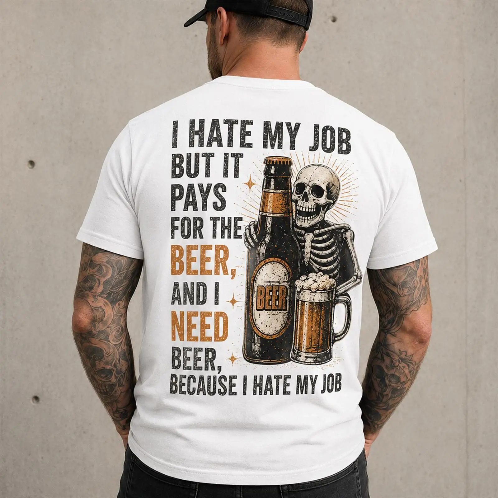 Vintage Fashion Jobs - I Hate My Job T Shirt