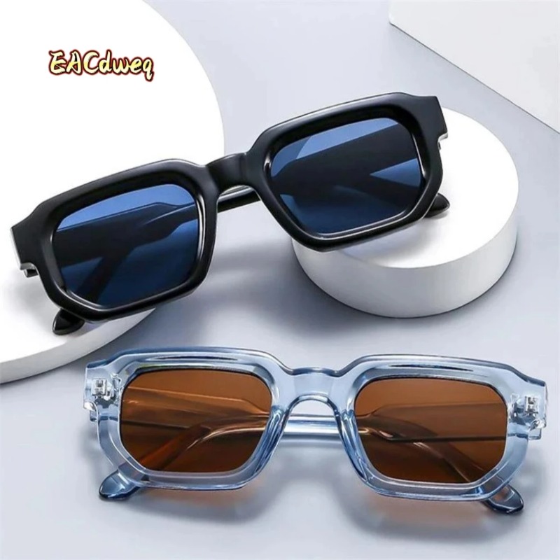 Vintage Fashion Brands - Vintage Rectangle Frame Sunglasses Man Fashion