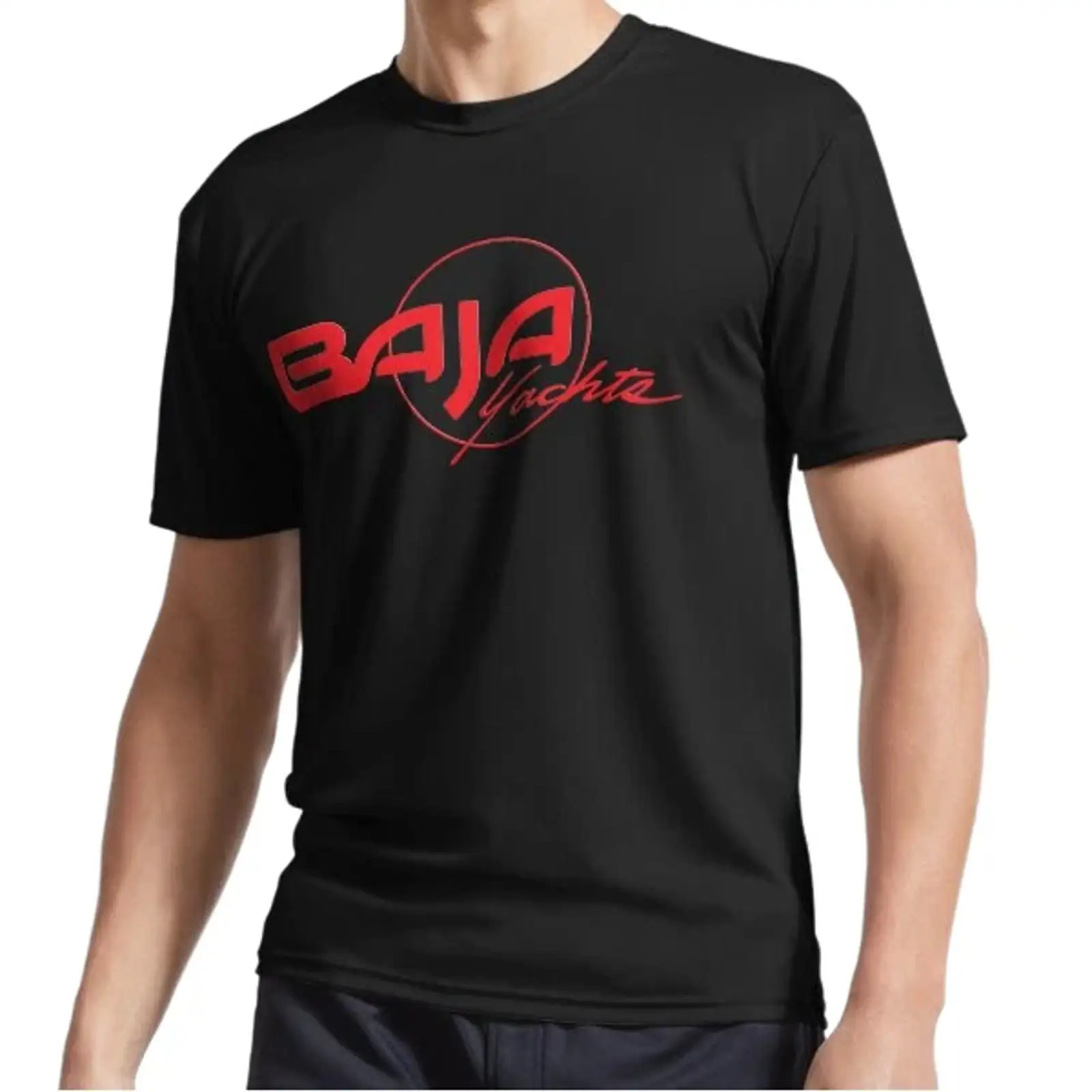 Vintage Yacht Fashion - New Baja Yachts Active Logo T