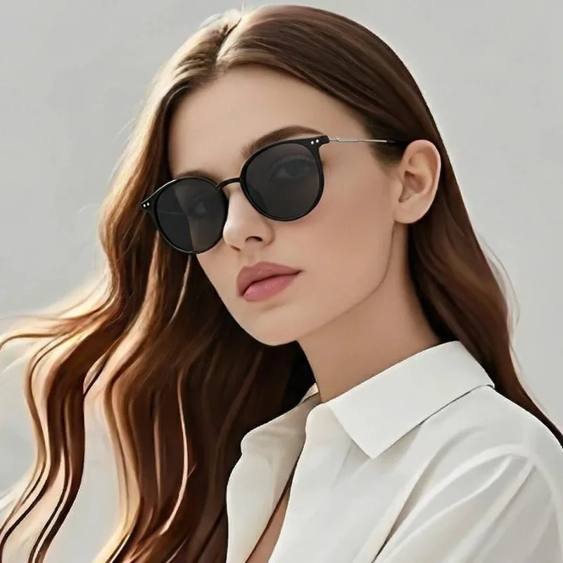 Vintage Fashion Brands - Round Vintage Sunglasses Women Retro Luxury