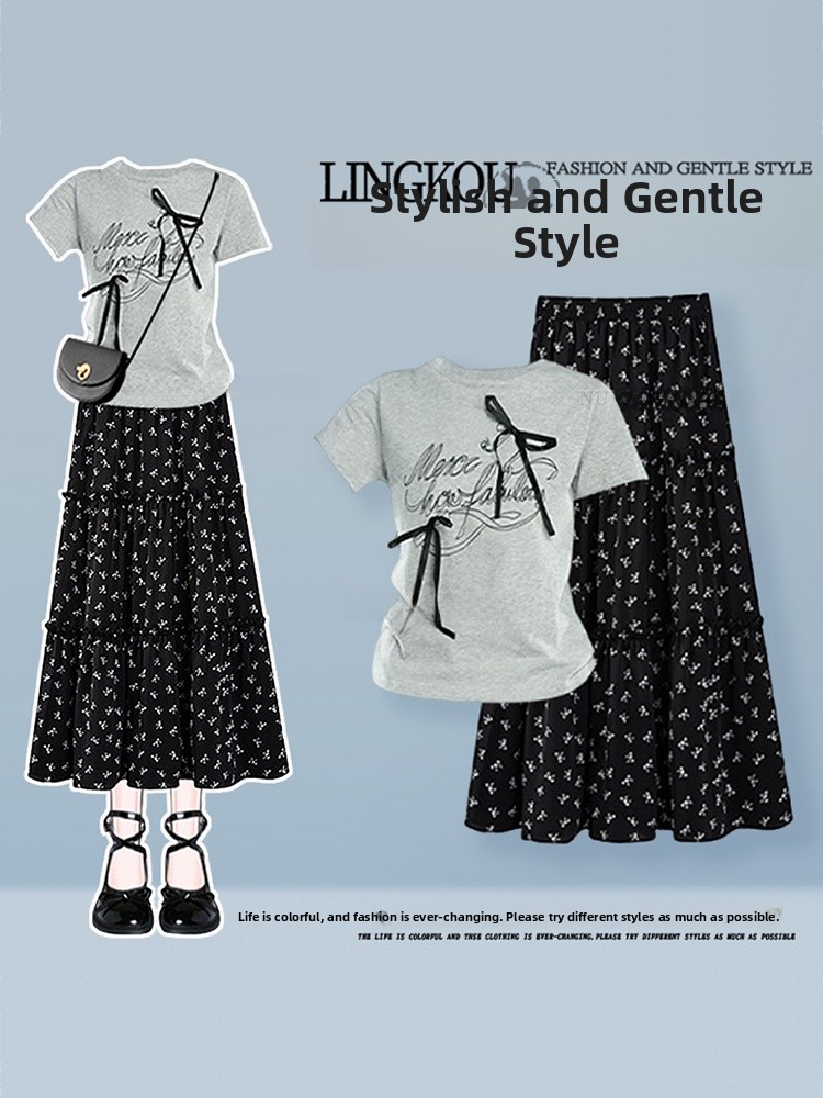 Vintage Fashion T Shirts - Summer Loose Feelings Women's Fashion Set