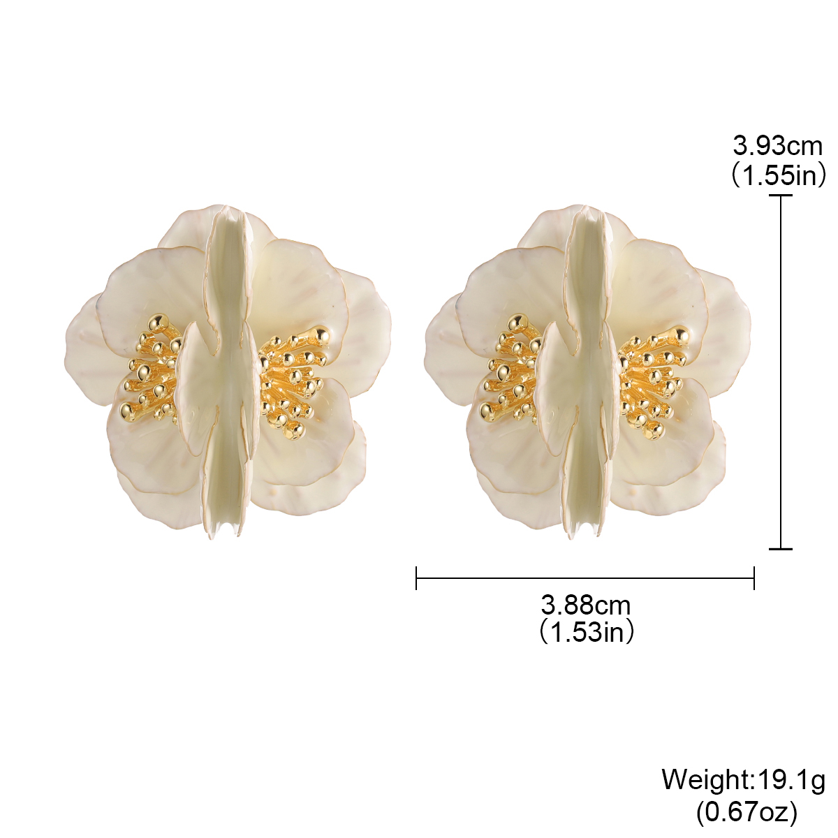 Chunky White Flower Statement  - огляд і ціна Vintage Fashion Runway