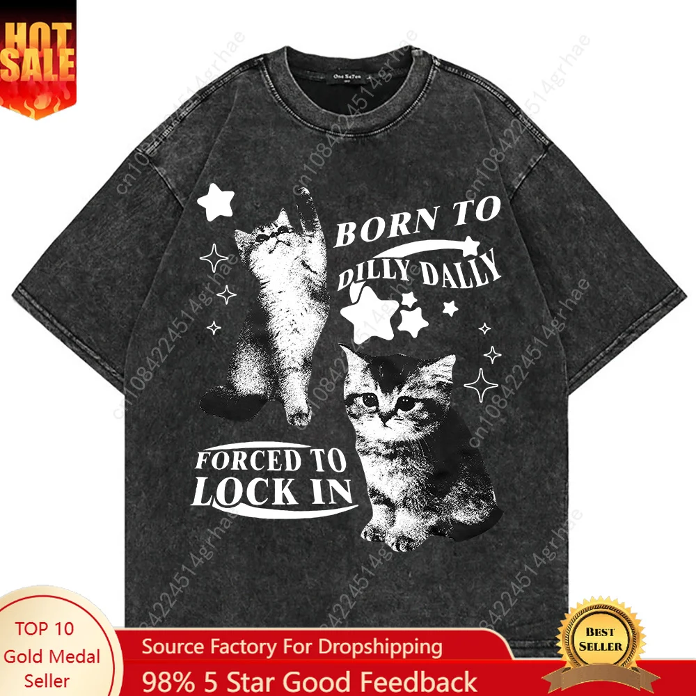 100% Cotton Vintage Washed Y2k - огляд і ціна Vintage Fashion T Shirts
