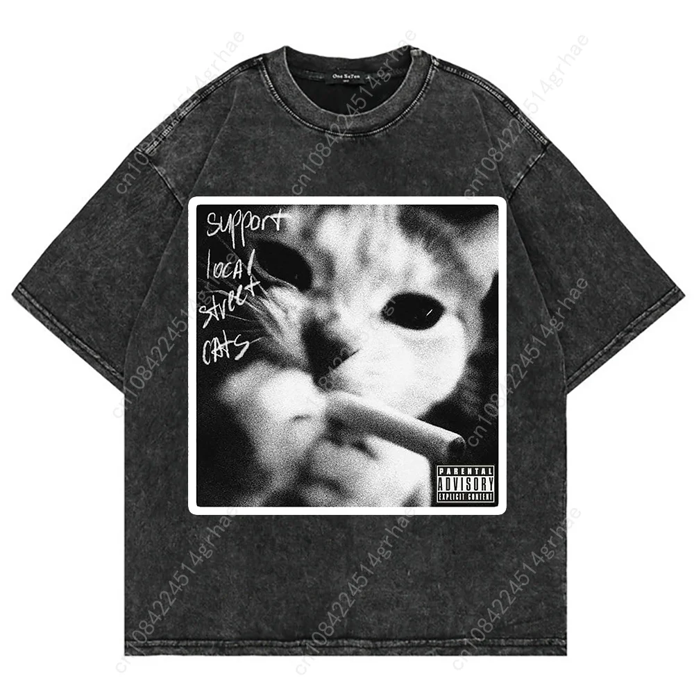 100% Cotton Vintage Washed Y2k - огляд і ціна Vintage Fashion T Shirts