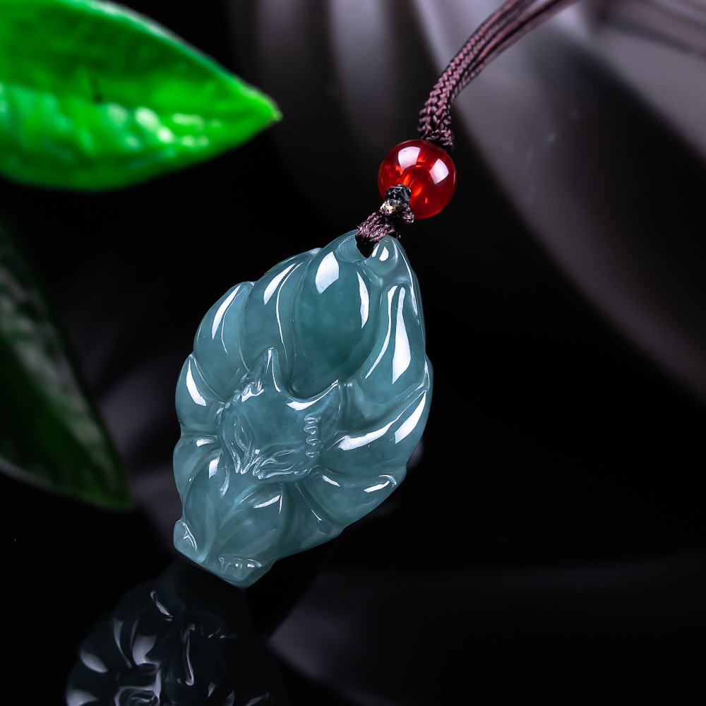 Natural Burmese Jadeite Fox Pe - огляд і ціна Vintage Fashion Women