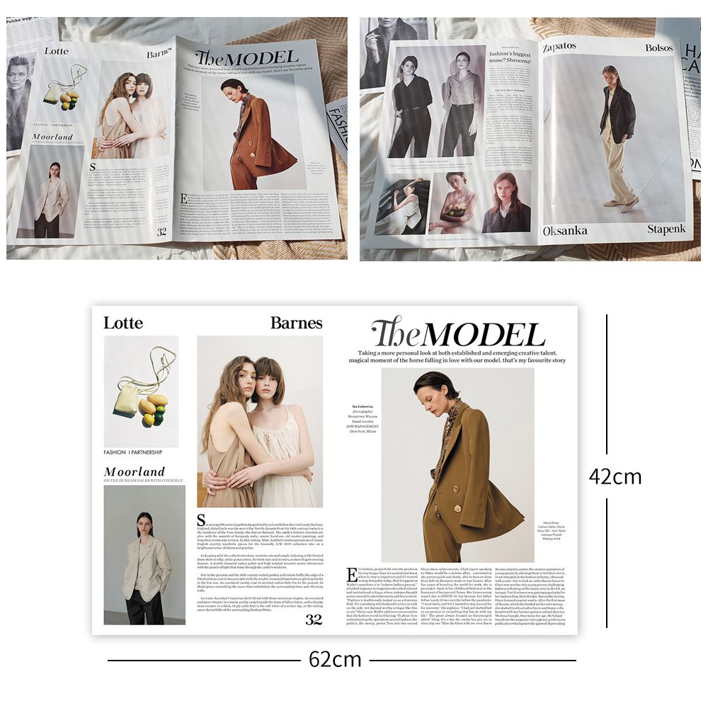 1 Sheet Magazine Style Newspap - огляд і ціна Vintage Fashion Magazine