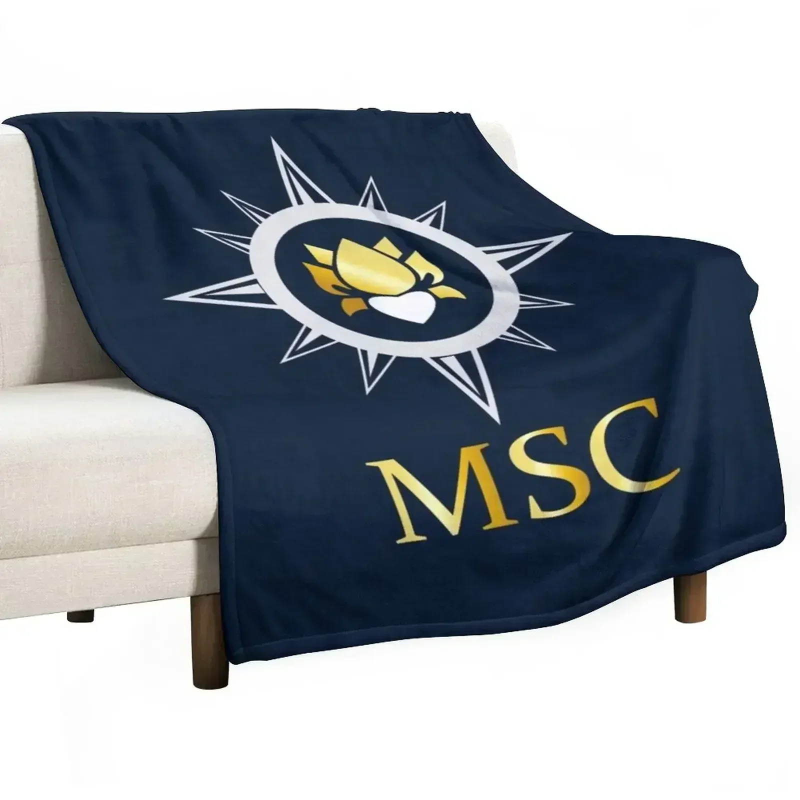 msc yacht club Throw Blanket b - огляд і ціна Vintage Yacht Fashion