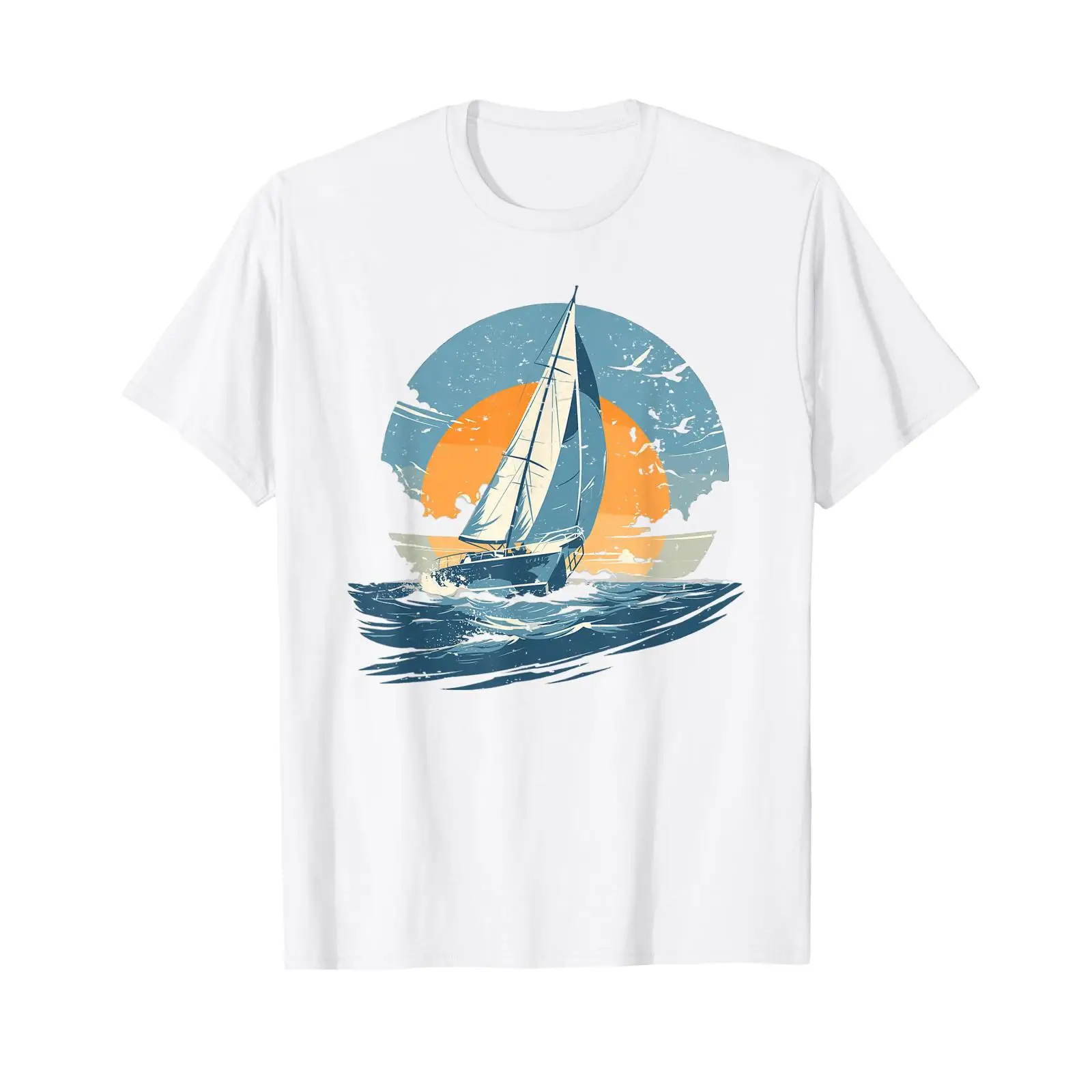 Sailing Boat Yacht Fun T Shirt - огляд і ціна Vintage Yacht Fashion