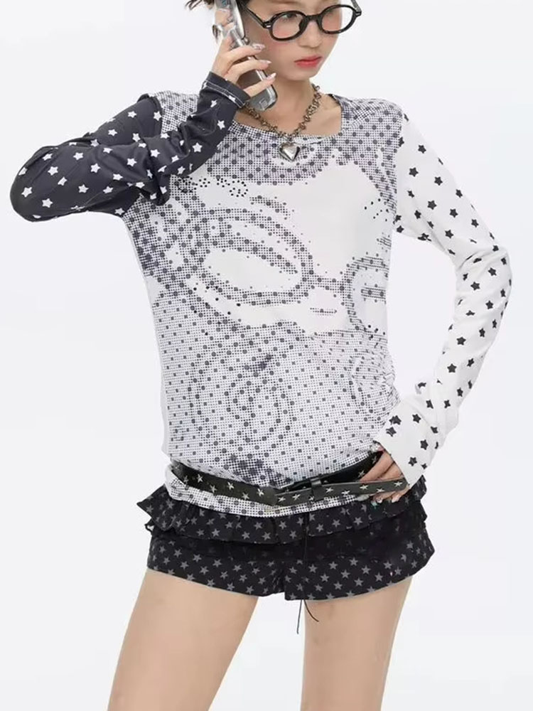 Y2k Aesthetic Long Sleeve T-sh - огляд і ціна Vintage Fashion T Shirts