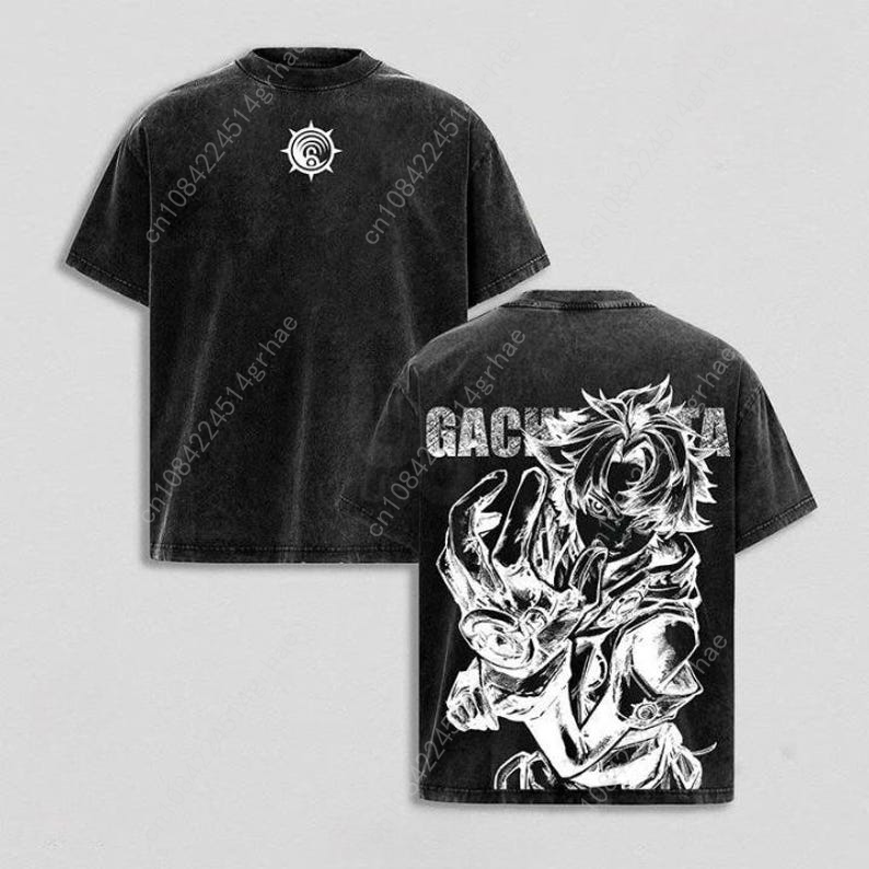 Gachiakuta Vintage Anime Washe - огляд і ціна Vintage Fashion T Shirts