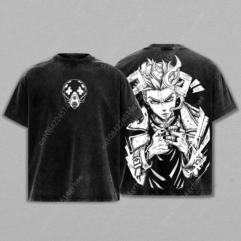Gachiakuta Vintage Anime Washe - огляд і ціна Vintage Fashion T Shirts