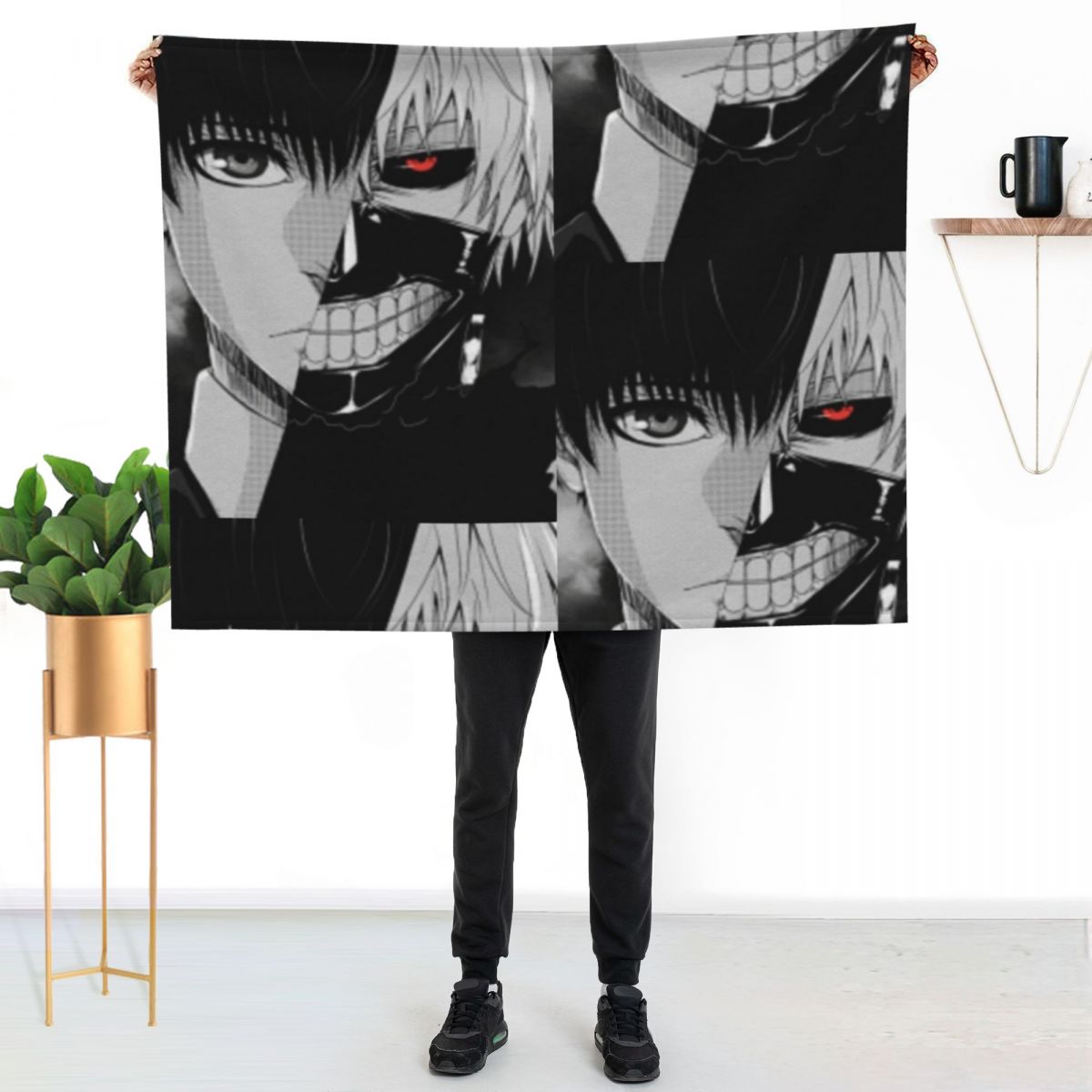 Ken Kaneki Throw Blanket Plaid - огляд і ціна Vintage Ken Fashion