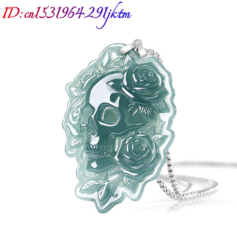 Natural Burmese Jadeite Skull  - огляд і ціна Vintage Fashion Women