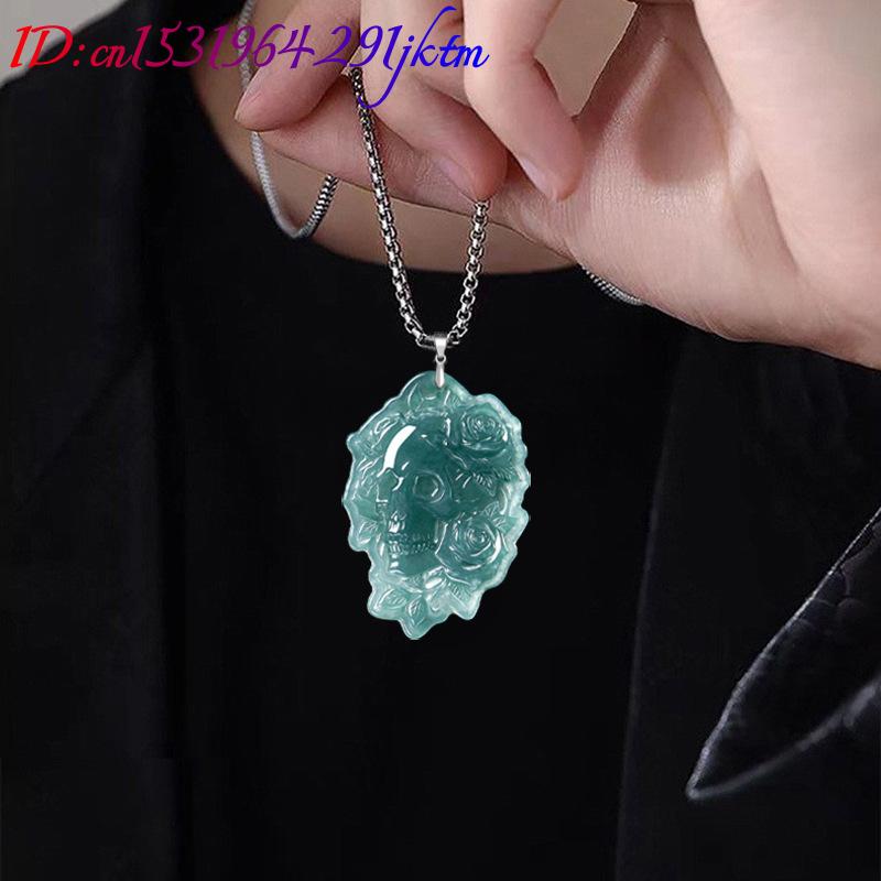 Natural Burmese Jadeite Skull  - огляд і ціна Vintage Fashion Women