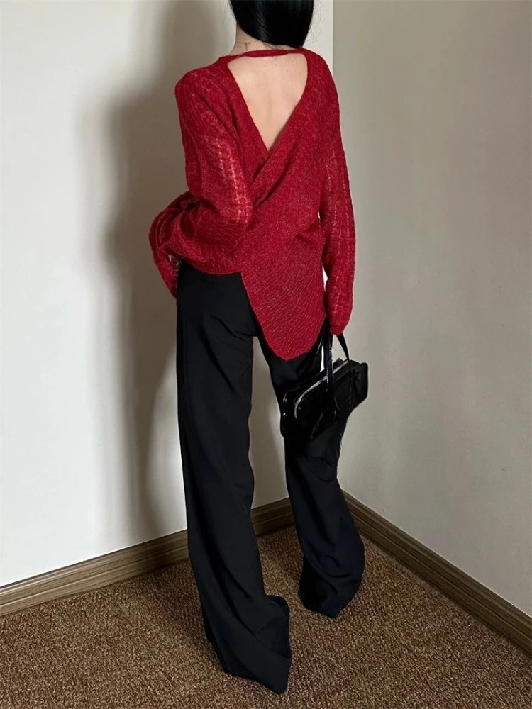 Y2K See-Through Knitted Women' - огляд і ціна Vintage Fashion T Shirts